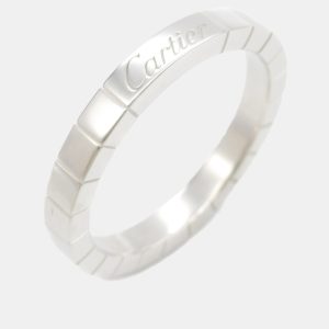 Cartier 18K White Gold Lanieres Ring EU 60, Rings - Luxury Closet catalog