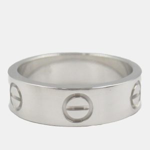 Cartier 18K White Gold Love Ring  EU 52, Rings - Luxury Closet catalog
