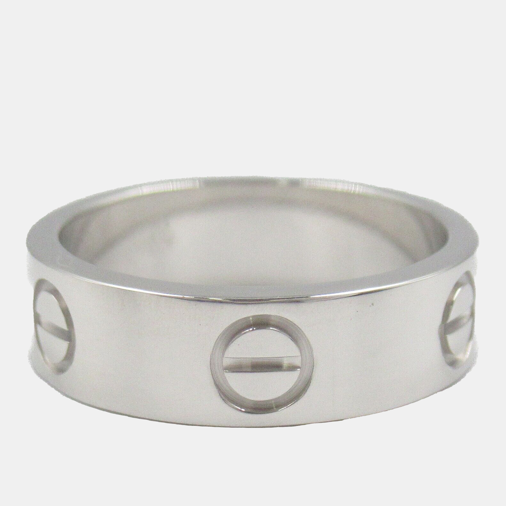 Cartier 18K White Gold Love Ring EU 52, Rings - Luxury Closet catalog