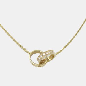 Cartier 18K Yellow Gold Baby Love Diamond Necklace, Necklaces - Luxury Closet catalog