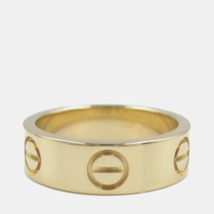 Cartier 18K Yellow Gold Love Band Ring EU 49, Rings - Luxury Closet catalog