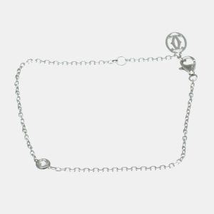 Cartier 18K White Gold Diamond XS D'Amour Bracelet, Bracelets - Luxury Closet catalog