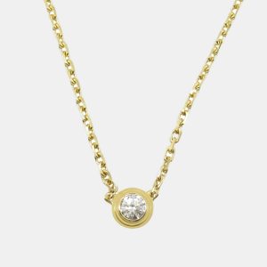 Cartier D'amour 18K Yellow Gold and Diamond Pendant Necklace, Necklaces - Luxury Closet catalog