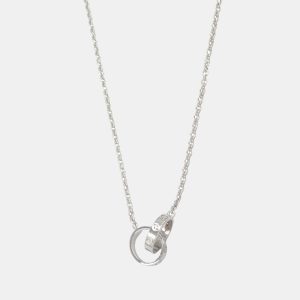 Cartier Love 18K White Gold Pendant Necklace, Necklaces - Luxury Closet catalog