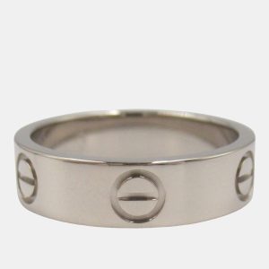 Cartier Love 18K White Gold Love Band Ring EU 53, Rings - Luxury Closet catalog