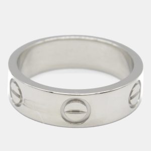 Cartier Love 18K White Gold Love Band Ring EU 51, Rings - Luxury Closet catalog
