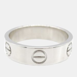 Cartier Love 18K White Gold Love Band Ring EU 55, Rings - Luxury Closet catalog