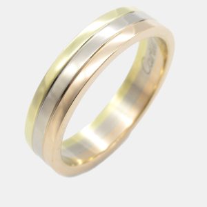 Cartier Vendome 18K Rose, White and Yellow Gold Band Ring EU 57, Rings - Luxury Closet catalog