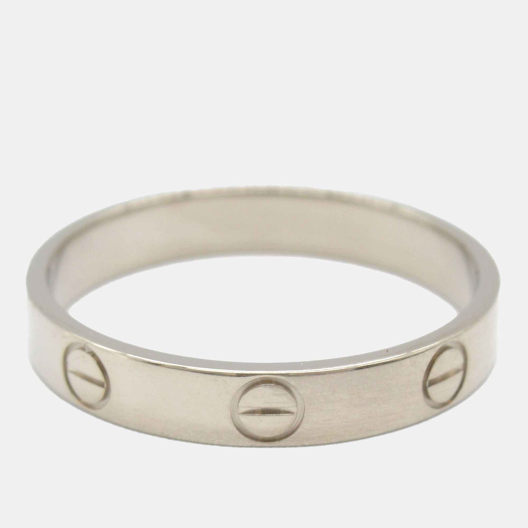 Cartier Love 18K White Gold Band Ring EU 58, Rings - Luxury Closet catalog