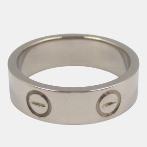 Cartier Love 18K White Gold Band Ring EU 51, Rings - Luxury Closet catalog