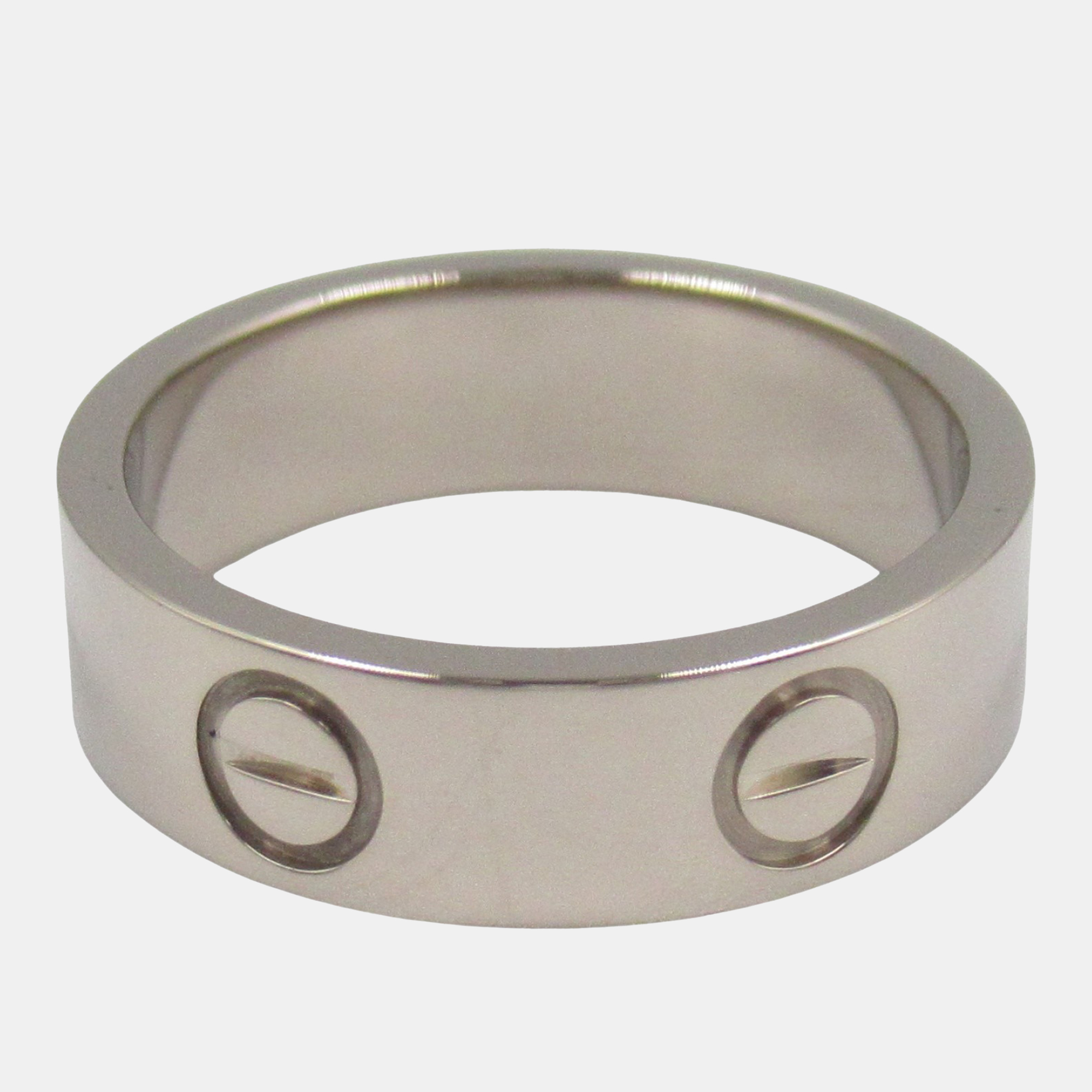 Cartier Love 18K White Gold Band Ring EU 51, Rings - Luxury Closet catalog