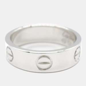 Cartier Love 18K White Gold Band Ring EU 54, Rings - Luxury Closet catalog