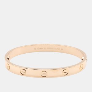 Cartier Love 18K Rose Gold Bangle Bracelet, Bracelets - Luxury Closet catalog