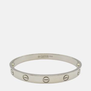 Cartier 18K White Gold Classic Love Bracelet, Bracelets - Luxury Closet catalog
