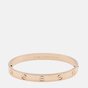 Cartier 18K Rose Gold Classic Love Bracelet, Bracelets - Luxury Closet catalog