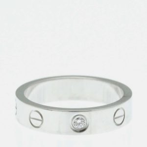 Cartier Love 18K White Gold, Diamond Ring EU 48, Rings - Luxury Closet catalog