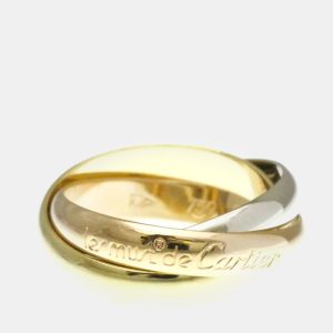 Cartier Trinity 18K Yellow, Rose, White Gold Band Ring 52, Rings - Luxury Closet catalog