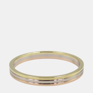 Cartier 18K Rose, White and Yellow Gold Vendome Band Ring EU 62, Rings - Luxury Closet catalog