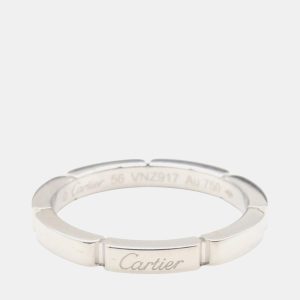 Cartier Maillon Panthere 18K White Gold Band Ring EU 56, Rings - Luxury Closet catalog