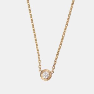 Cartier D'amour 18K Pink Gold Diamond Necklace, Necklaces - Luxury Closet catalog