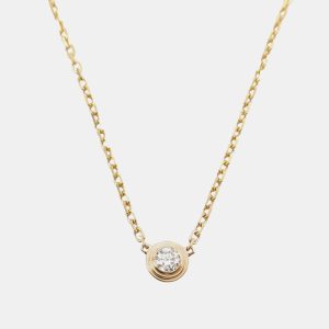 Cartier D'amour Diamond 18K Pink Gold Necklace, Necklaces - Luxury Closet catalog