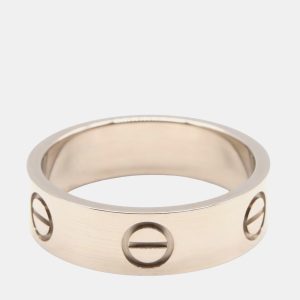 Cartier Love 18K White Gold Band Ring EU 54, Rings - Luxury Closet catalog