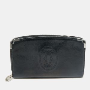 Cartier Black Leather Marcello de Cartier Continental Wallet, Wallets & Money Clips - Luxury Closet catalog