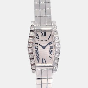 Cartier Lanieres 2560 Quartz White 18k White Gold Women&rsquo;s Wristwatch 18 mm, Watches - Luxury Closet catalog