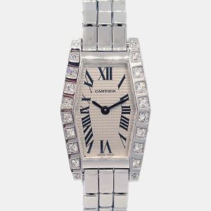 Cartier Laniere WJ2005W3 Quartz Silver 18k White Gold Women&rsquo;s Wristwatch 18 mm, Watches - Luxury Closet catalog