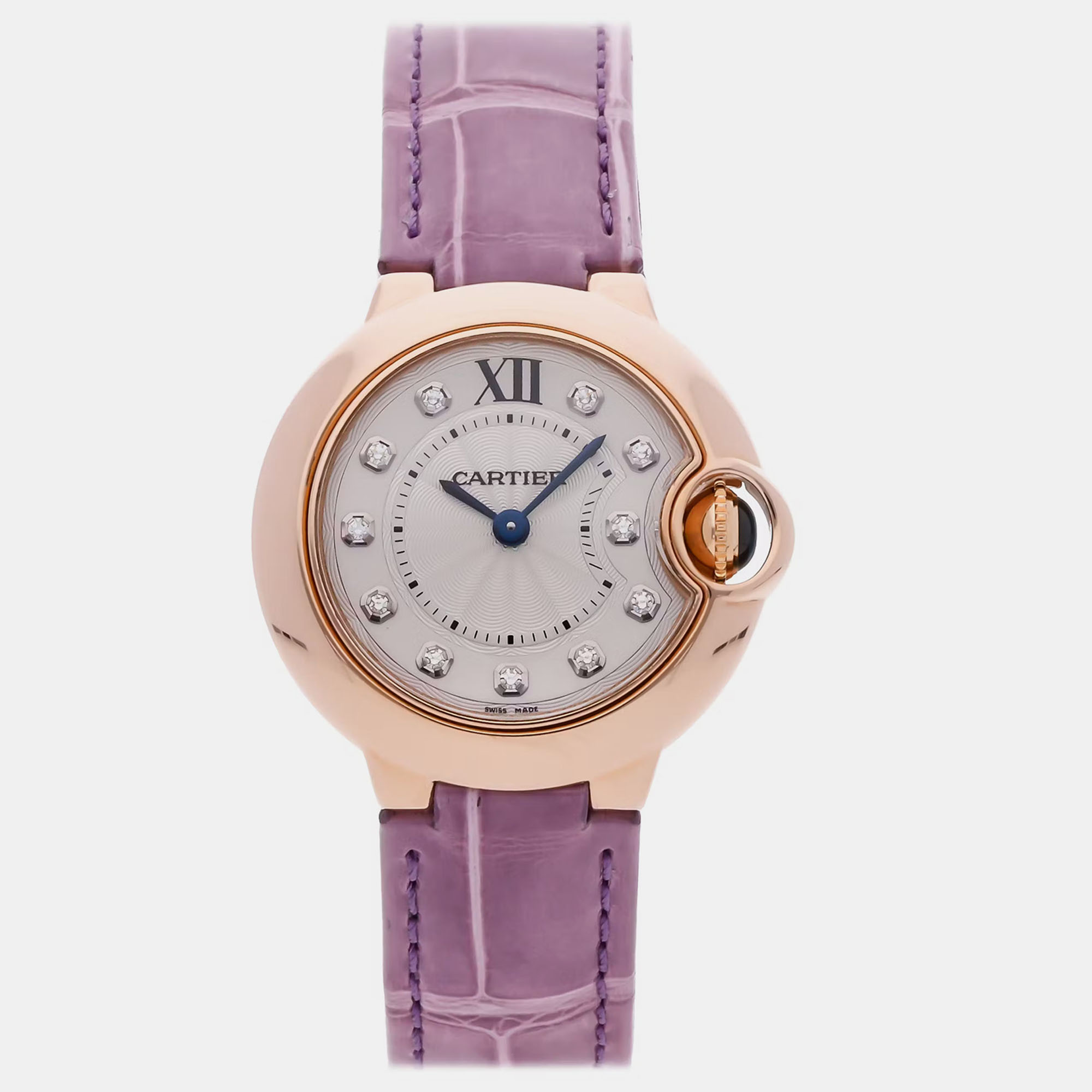 Cartier Ballon Bleu WE902050 Quartz Stainless Steel Silver Dial Women's Wristwatch 28mm, Watches - Luxury Closet catalog