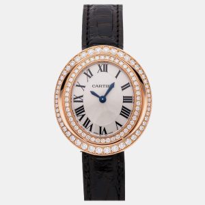 Cartier Hypnose WJHY0006 Quartz Silver 18k Rose Gold Women’s Wristwatch 30 mm, Watches - Luxury Closet catalog