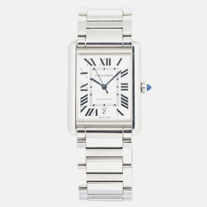 Cartier Tank Must 4324 Silver Stainless-Steel Automatic Women's Wristwatch 31 mm, Watches - Luxury Closet catalog