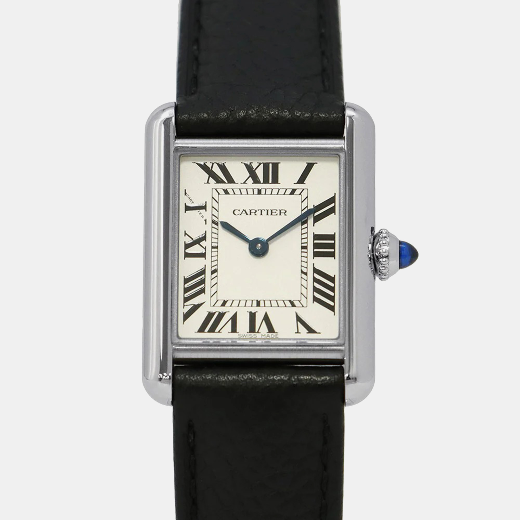 Cartier Tank WSTA0042 Quartz Silver Stainless Steel Women's Wristwatch 22 mm, Watches - Luxury Closet catalog