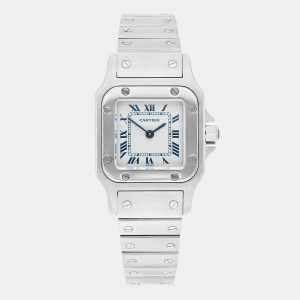 Cartier Santos Galbee W20056D6 Quartz Silver Stainless Steel Women's Wristwatch 24 mm, Watches - Luxury Closet catalog