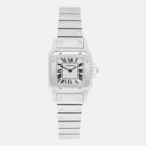Cartier Santos Galbee W20056D6/1565 Quartz Silver Stainless Steel Women's Wristwatch 24 mm, Watches - Luxury Closet catalog