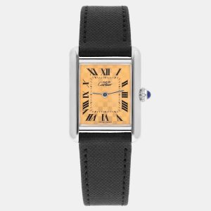 Cartier Must de Tank 2416 Quartz Silver Women's Wristwatch 22 mm, Watches - Luxury Closet catalog