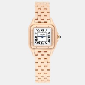 Cartier Panthere WGPN0006 Quartz Silver 18K Rose Gold Women's Wristwatch 23mm, Watches - Luxury Closet catalog
