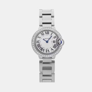 Cartier Ballon Bleu W4BB0015 Quartz White Stainless Steel Women's Wristwatch 28mm, Watches - Luxury Closet catalog