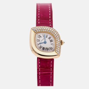 Cartier Navette WA601051 Quartz White 18k Yellow Gold Women’s Wristwatch 31 mm, Watches - Luxury Closet catalog