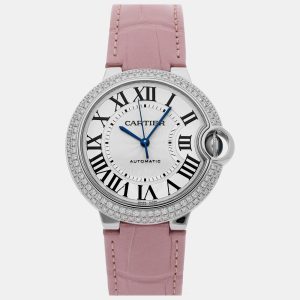 Cartier Ballon Bleu WE900651 Automatic Silver 18K White Gold Women&rsquo;s Wristwatch 36 mm, Watches - Luxury Closet catalog