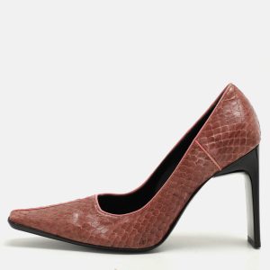Casadei Pink Python Pointed Toe Pumps Size 37, Pumps - Luxury Closet catalog