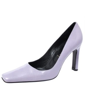 Casadei Lilac Leather Square Toe Pumps Size 38, Pumps - Luxury Closet catalog
