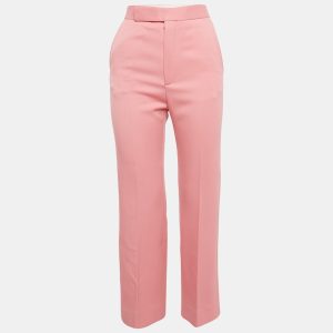Celine Pink Wool Drill Wide-Leg Trousers S, Clothing - Luxury Closet catalog