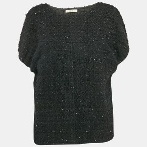 Celine Black Wool Blend Tweed Cape M, Coats & Jackets - Luxury Closet catalog