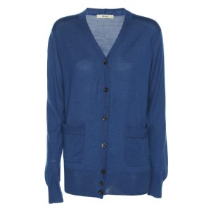 Celine Blue Cashmere Knit Button Front Sweater XS, Sweaters & Cardigans - Luxury Closet catalog