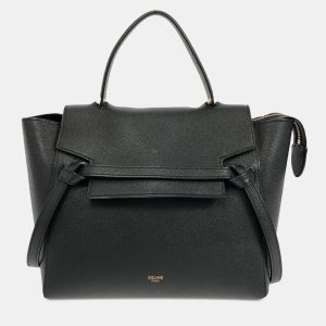 Celine Black Leather Micro Belt Bag, Satchels - Luxury Closet catalog