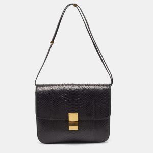 Celine Brown Python Large Classic Box Shoulder Bag, Shoulder Bags - Luxury Closet catalog
