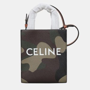 Celine Camouflage Mini Cabas Vertical Bag, Tote Handbags - Luxury Closet catalog