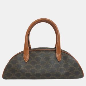 Celine Dark Brown Triomphe Handbag, Shoulder Bags - Luxury Closet catalog