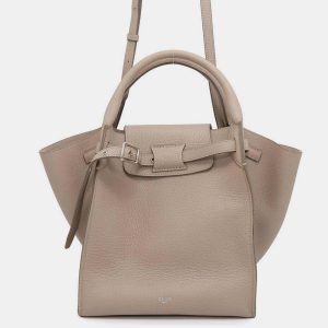 Celine Big Bag Light Taupe Calf Leather Small Size Bag, Tote Handbags - Luxury Closet catalog